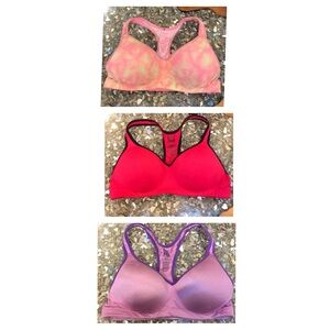 Victoria Secret Pink Lot of 3 sports bras M